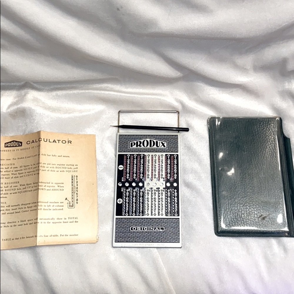 Antique calculator